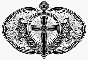 ankh for tribal tattoo idea