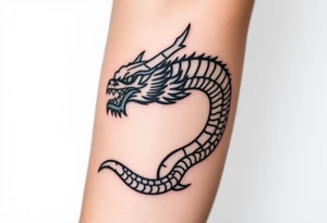 fierce Thai Naga tattoo idea