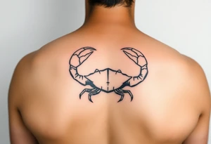 Female birth sign Cancer tattoo idea