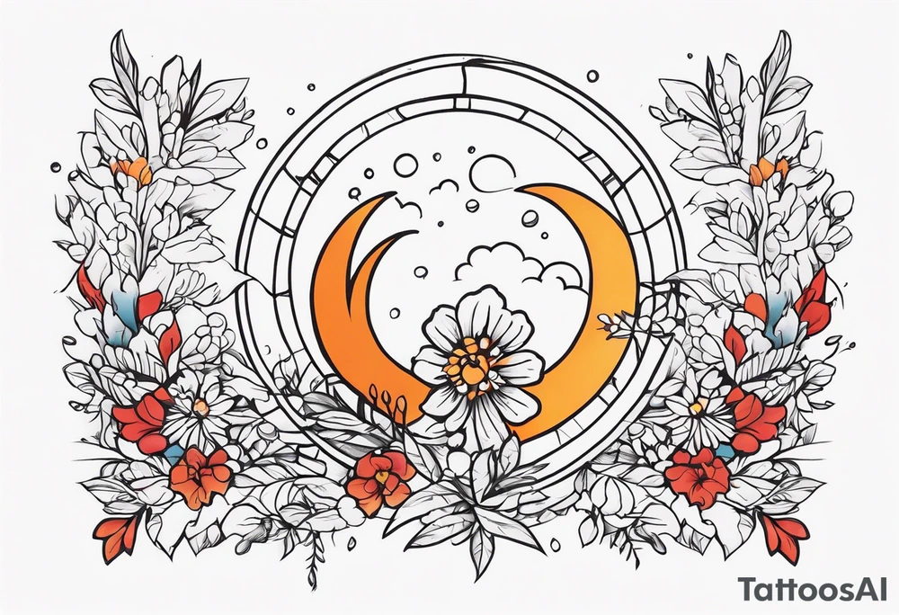 sleeve filler tattoo idea