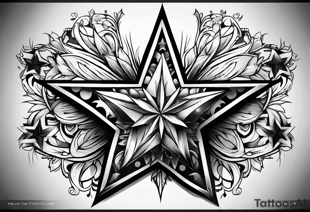 star tattoo idea