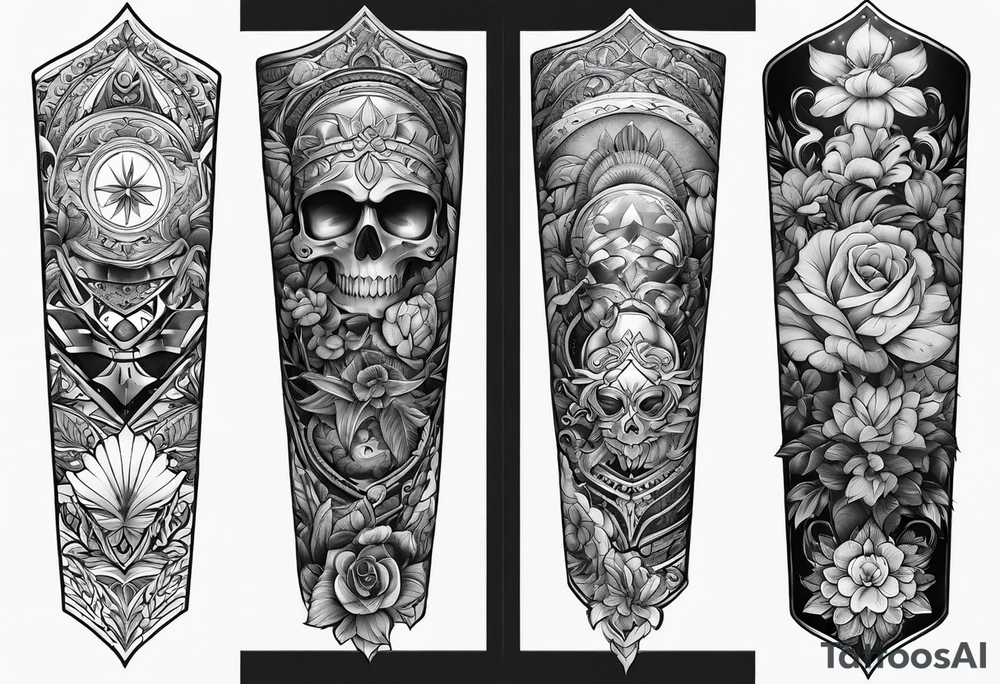 forearm sleeve tattoo idea