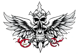 American heritage, with Christian traditions tattoo idea