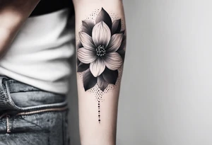 flower sleeve tattoo idea