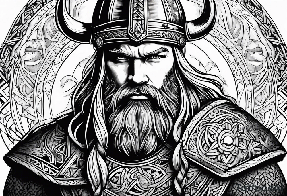 Viking sailor tattoo idea