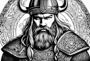 Viking sailor tattoo idea