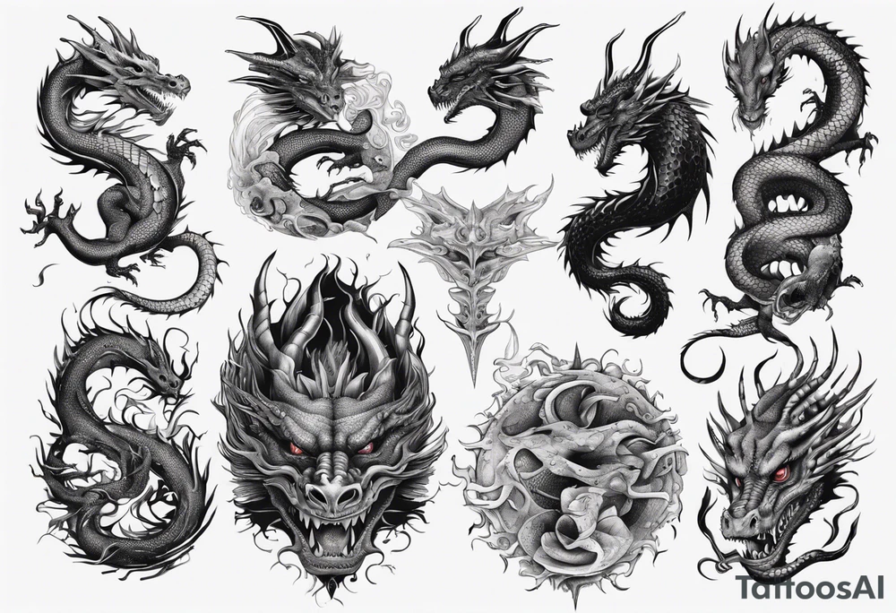 the Dragon tattoo idea