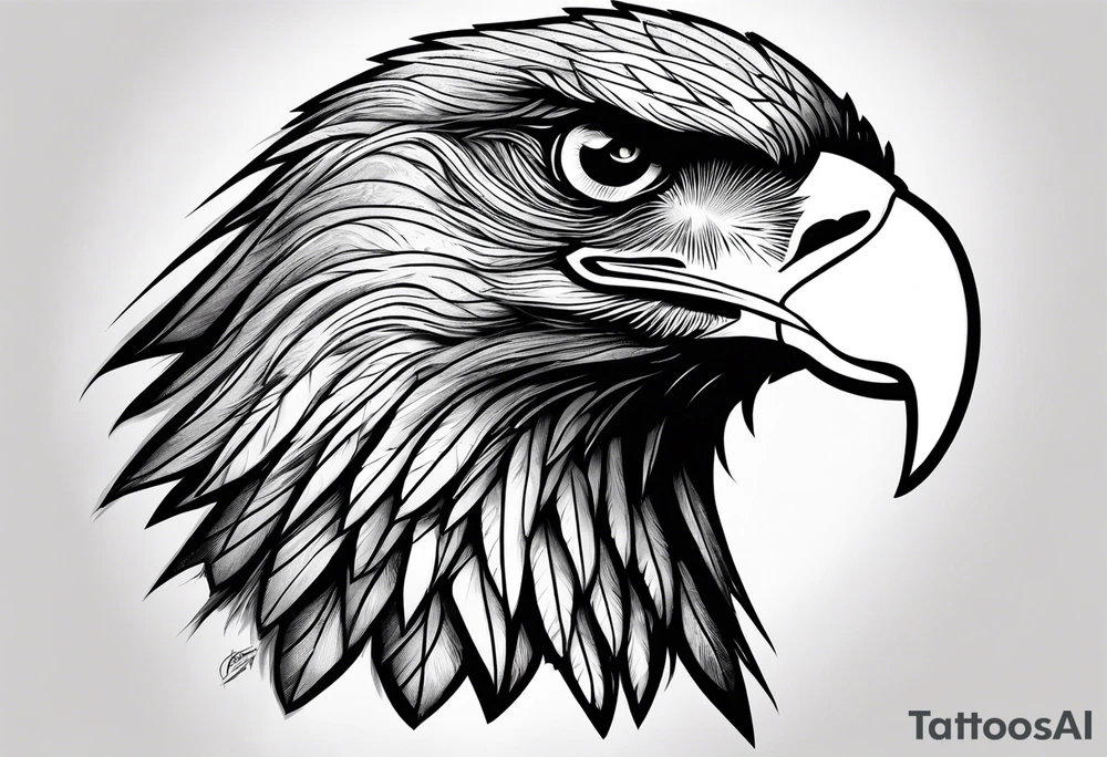 Swooping Eagle tattoo idea