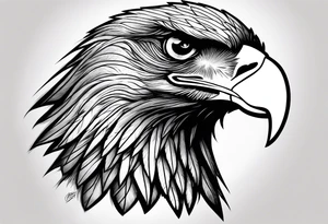 Swooping Eagle tattoo idea