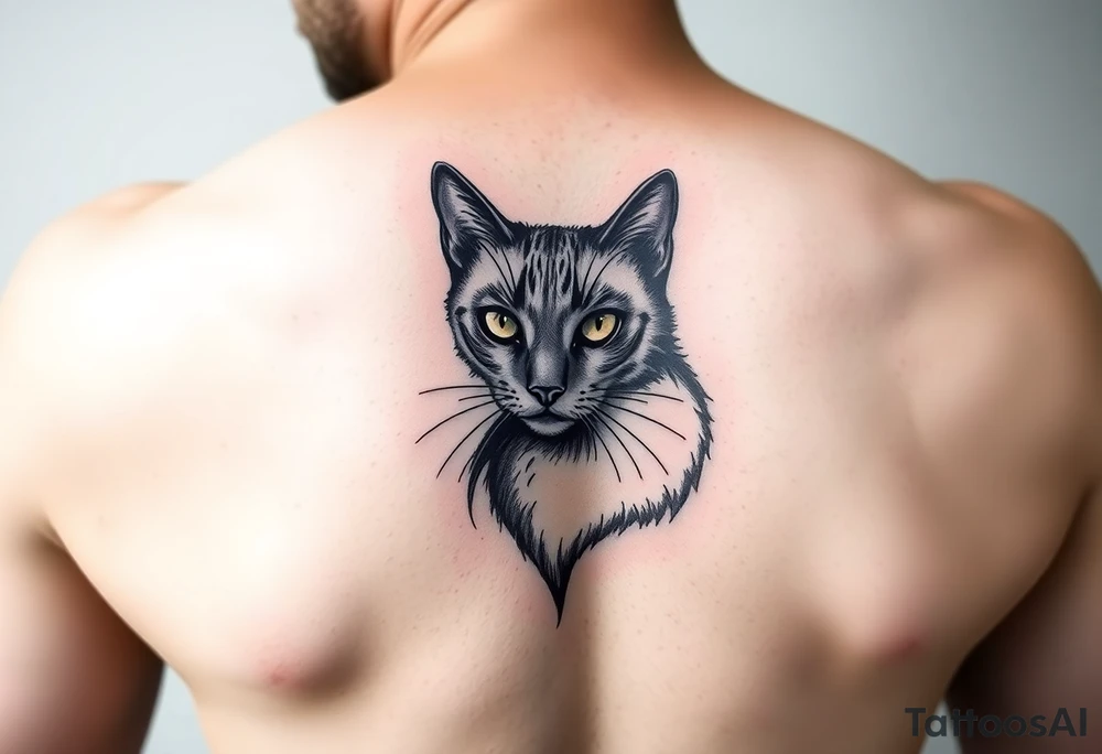 Black Cat tattoo idea