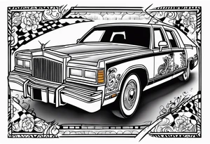 1995 town car tattoo idea