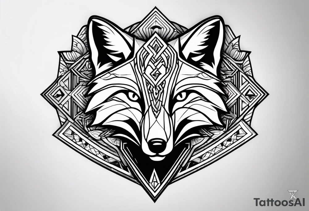 Fox racing logo tattoo idea