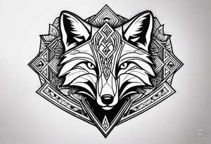 Fox racing logo tattoo idea