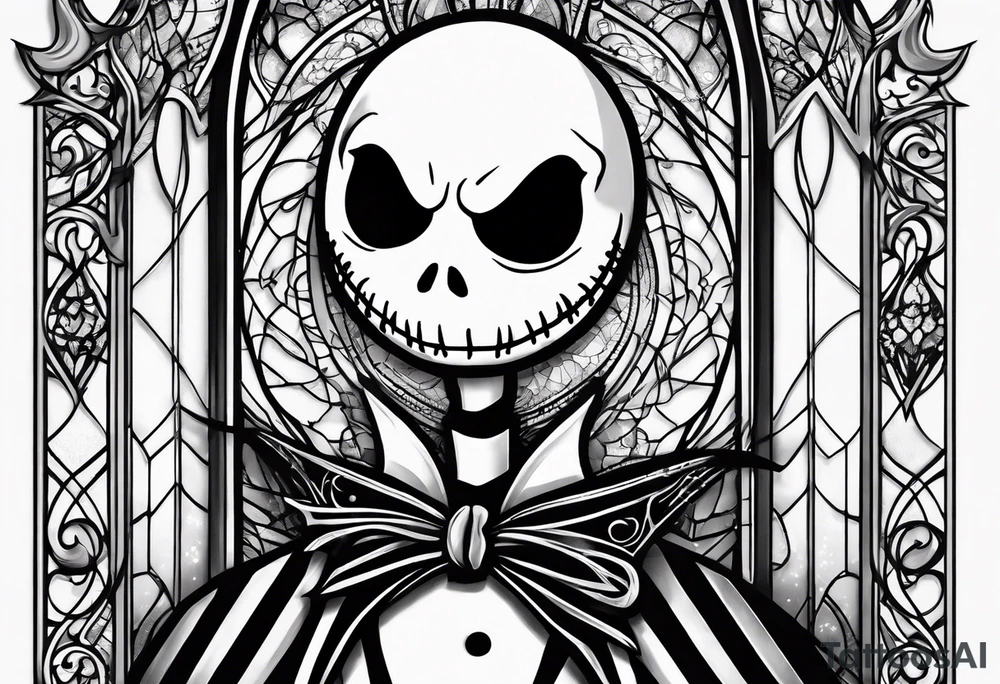 jack skellington tattoo idea