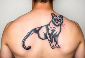 Black Cat tattoo idea
