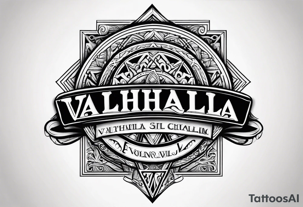 Valhalla tattoo idea