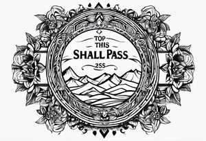 This too shall pass written tattoo idea