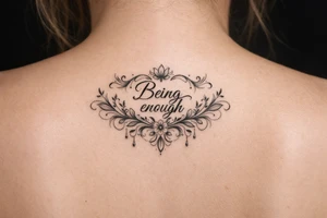 Being enough tattoo idea