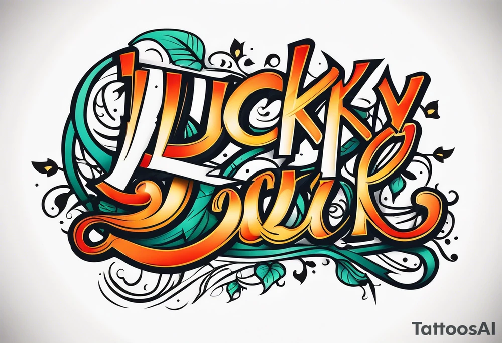 LUCKY5 tattoo idea