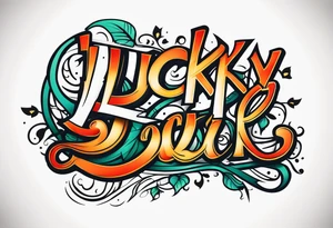 LUCKY5 tattoo idea