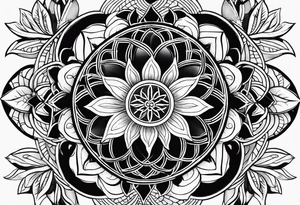 flower of life tattoo idea