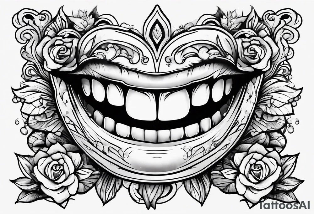 Smile tattoo idea