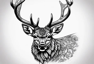 Deer hunting tattoo idea