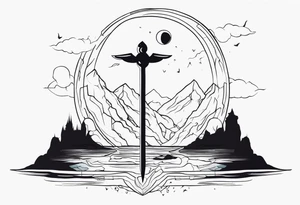 the fall of humans tattoo idea