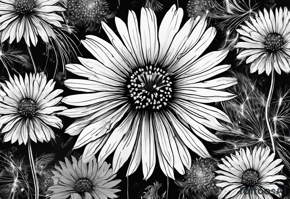 Dandelion tattoo idea