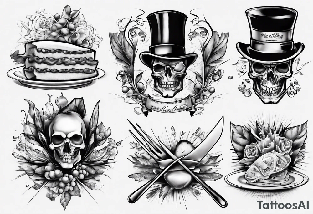 Fine Dining tattoo idea