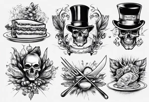 Fine Dining tattoo idea