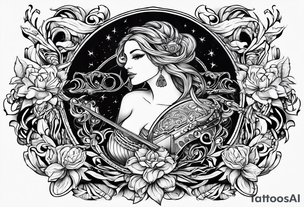 a bard tattoo idea