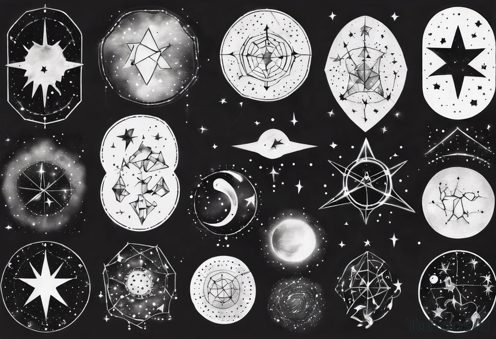 Constellations tattoo idea