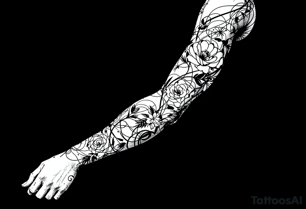 Размытые линии, мифология, tattoo idea