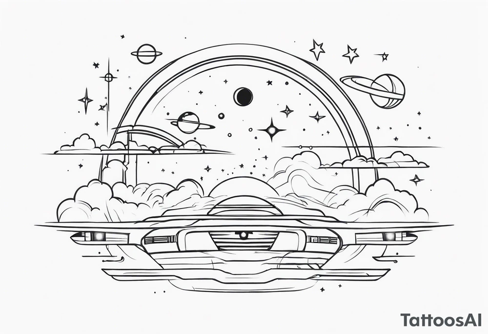 Space tattoo idea