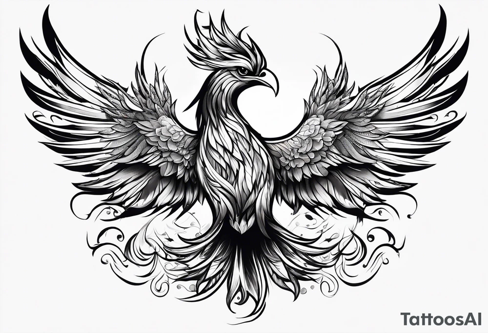 phoenix tattoo idea