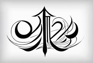 Tattoo ਨਿਰਭਉ ਨਿਰਵੈਰ written in Gurmukhi written text. tattoo idea