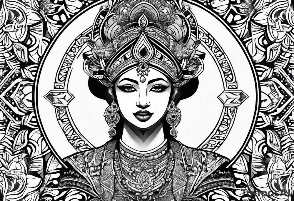 Indra’s background tattoo idea