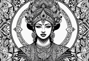 Indra’s background tattoo idea