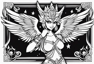 Harpies lady Yu-Gi-Oh! tattoo idea