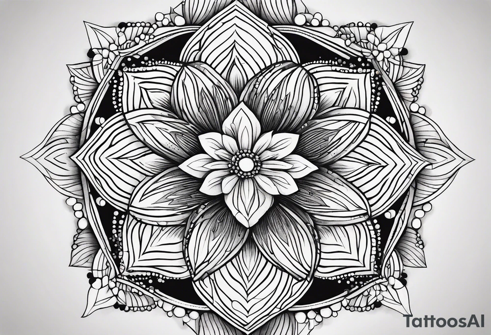 Dot work tattoo idea