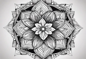 Dot work tattoo idea