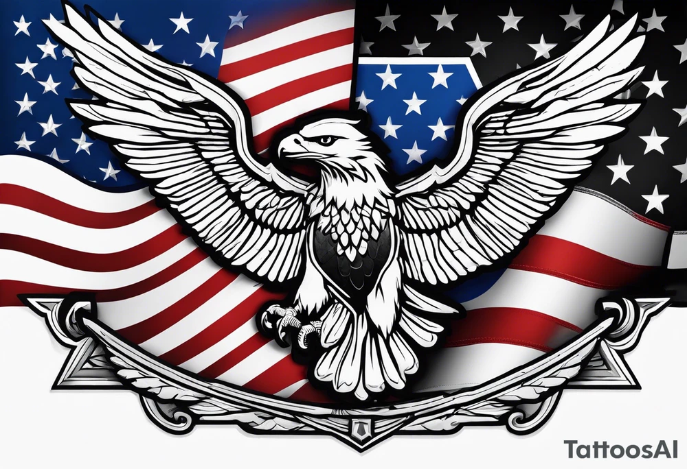 Michelangelo, U.S. flag, U.S. Air Force tattoo idea