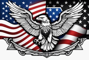 Michelangelo, U.S. flag, U.S. Air Force tattoo idea