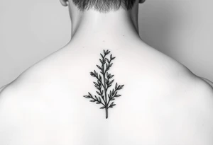 sprig of rosemary tattoo idea