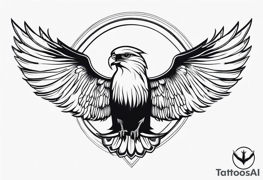 aguia brava tattoo idea