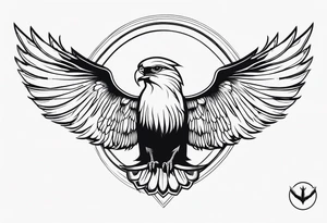 aguia brava tattoo idea