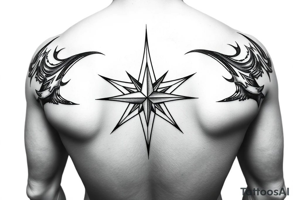 Edgy cybersigilism “Starz” tattoo idea