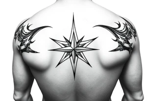 Edgy cybersigilism “Starz” tattoo idea