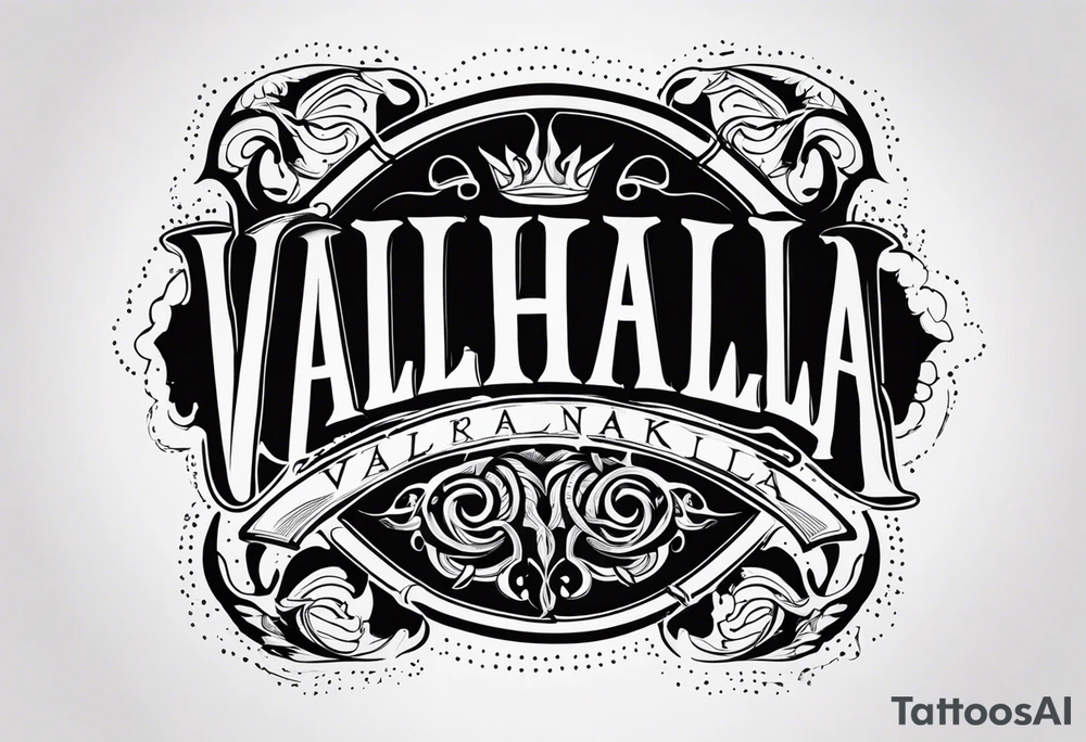 Valhalla tattoo idea
